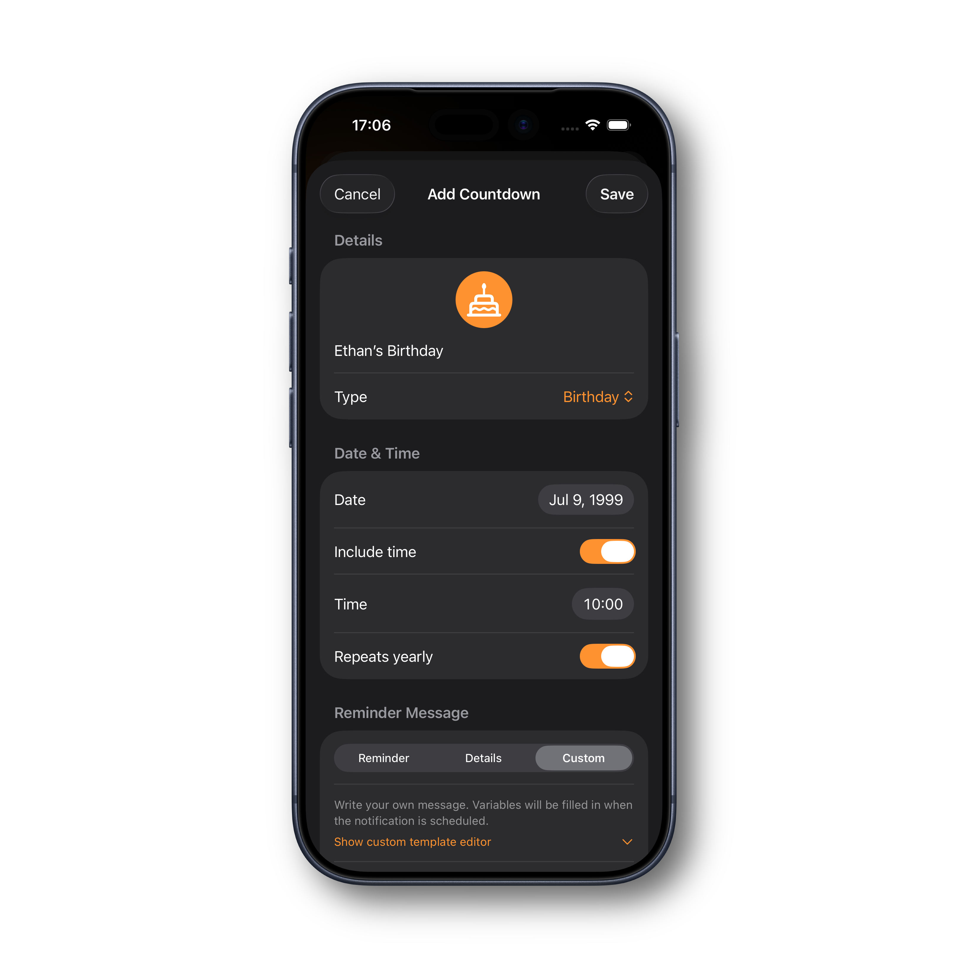 Day Calculator Countdowns